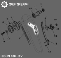 Timing_Chain_ _M7 6 35 112_Hisun_400 800cc_ATV UTV_2