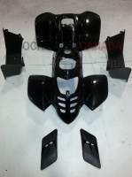 Black Plastic Fender Body Kit for 50cc/110cc, 802/Mini Spyder, ATV Quad 4 Stroke - 802BodyKitBlack